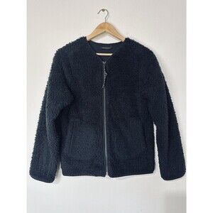 LULULEMON Oh So Sherpa Full Zip Jacket Black Size 4 Fleece Pullover $168 MSRP